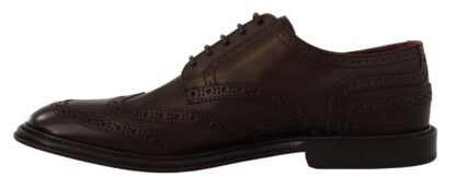 Dolce & Gabbana - Elegant Calfskin Derby Oxford Wingtips