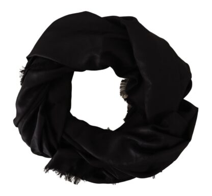 Dolce & Gabbana - Elegant Silk Blend Fringed Scarf