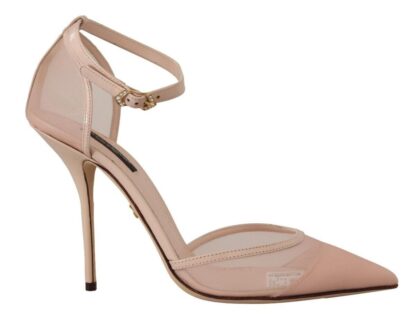 Dolce & Gabbana - Elegant Pink Leather Heels Pumps