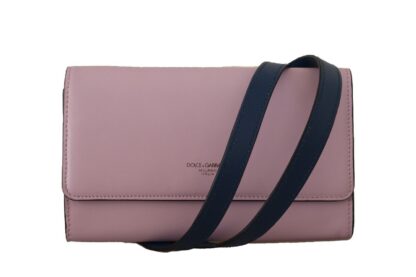 Dolce & Gabbana - Elegant Pink Leather Bifold Wallet