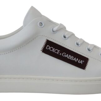 Dolce & Gabbana - Elegant White and Blue Sorrento Sneakers