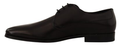 Dolce & Gabbana - Black Leather Lace Up Mens Formal Derby Shoes