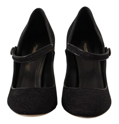 Dolce & Gabbana - Black Devotion DG Logo Heels Mary Jane Pumps Shoes