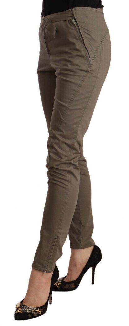 Just Cavalli - Elegant Slim Fit Cotton Blend Pants