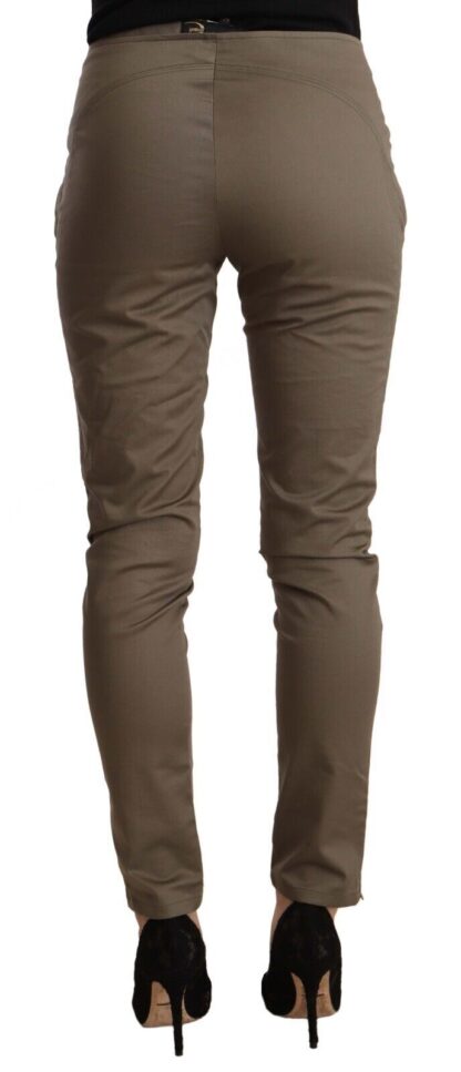 Just Cavalli - Elegant Slim Fit Cotton Blend Pants