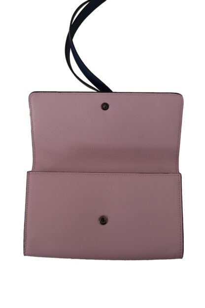 Dolce & Gabbana - Elegant Pink Leather Bifold Wallet