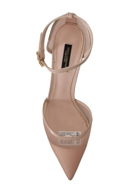 Dolce & Gabbana - Elegant Pink Leather Heels Pumps