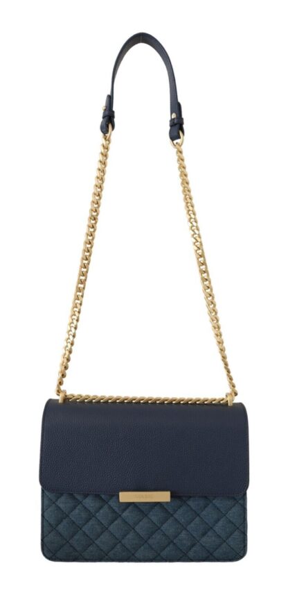 MIA - Chic Denim Gold Detail Shoulder Bag