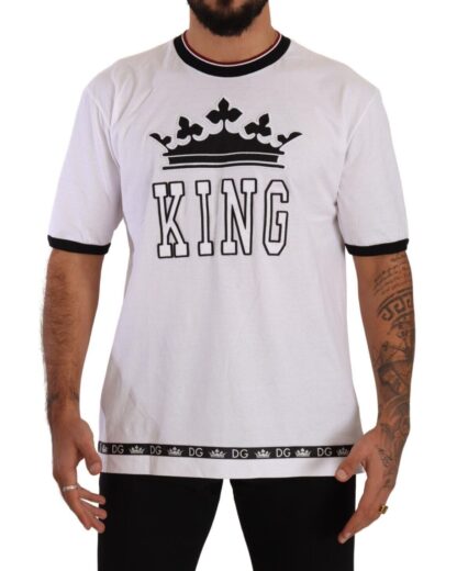 Dolce & Gabbana - Royal Crown Motif Crew Neck Tee