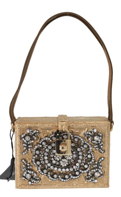 Dolce & Gabbana - Elegant Gold Evening Party Clutch