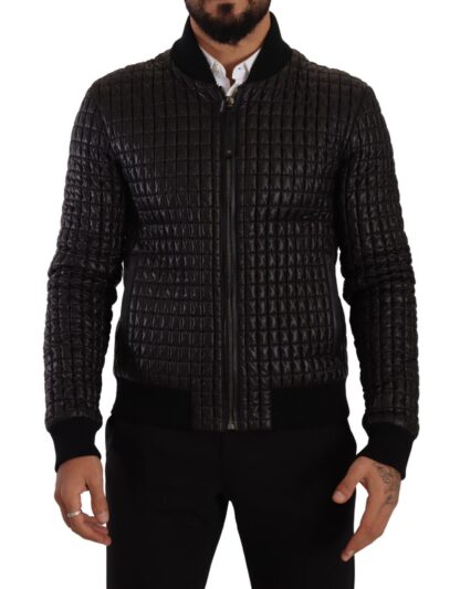 Dolce & Gabbana - Elegant Black Bomber Jacket