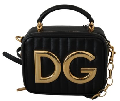 Dolce & Gabbana - Exquisite Black Embellished Shoulder Bag