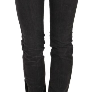 Just Cavalli - Elevate Your Style: Chic Black High Waist Denim