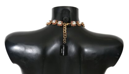 Dolce & Gabbana - Elegant Strawberry Charm Crystal Necklace