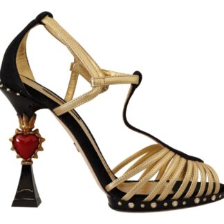 Dolce & Gabbana - Keira Crystal-Embellished Ankle Strap Heels