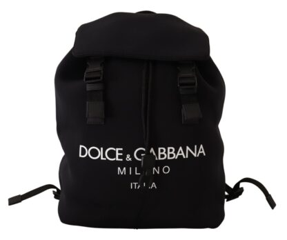 Dolce & Gabbana - Sleek Black Neoprene Men's Backpack