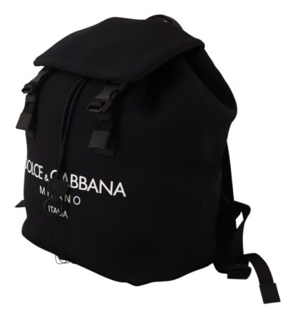 Dolce & Gabbana - Sleek Black Neoprene Men's Backpack