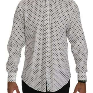 Dolce & Gabbana - Elegant Slim Fit White Cotton Shirt