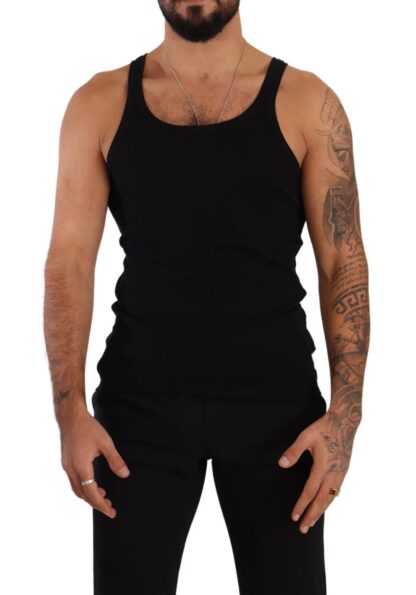 Dolce & Gabbana - Sleek Black Tank Top T-Shirt