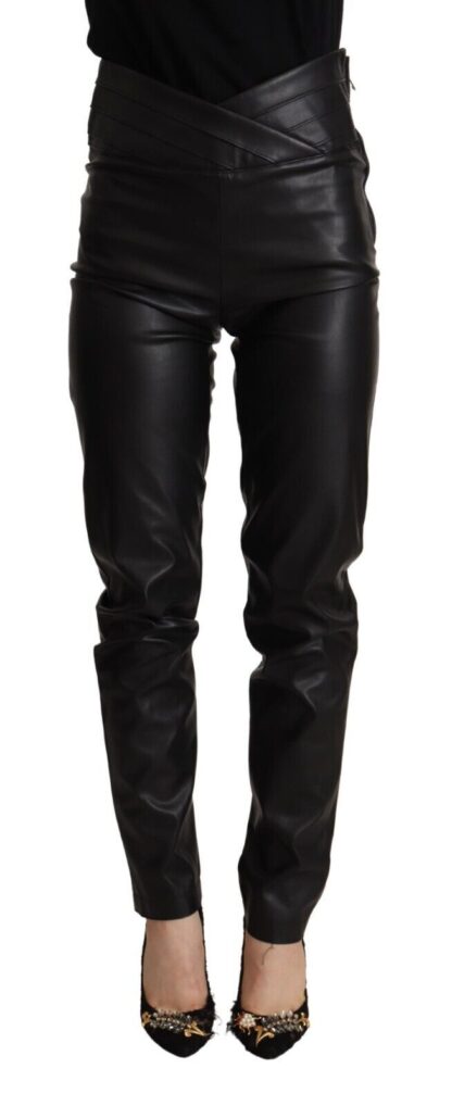 Patrizia Pepe - Sleek High Waist Skinny Leather Pants