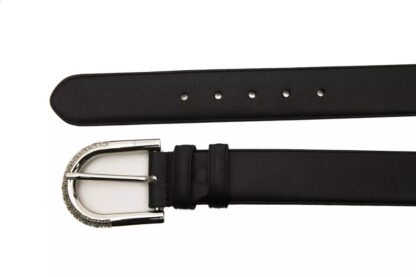 Billionaire Italian Couture - Elegant Italian Leather Belt for the Discerning Gentleman