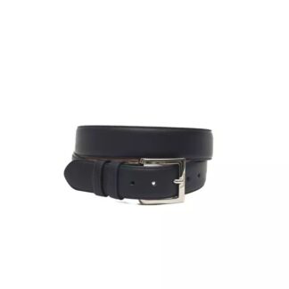 Billionaire Italian Couture - Elegant Black Leather Belt