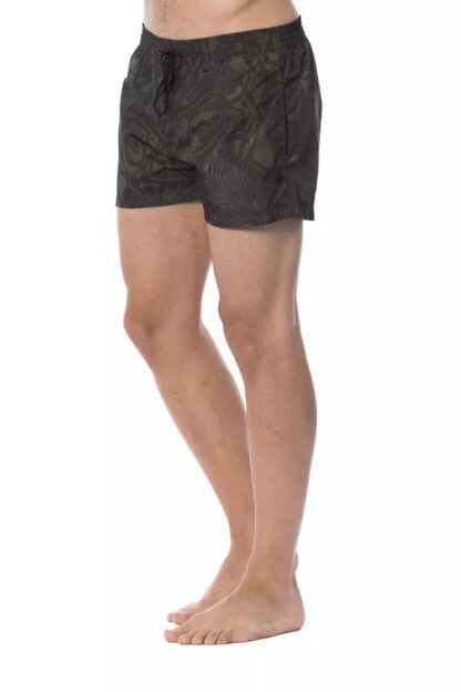 Roberto Cavalli Sport - Sleek Army Printed Men's Swimsuit