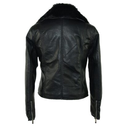 Maison Espin - Chic Faux Leather Outerwear in Black