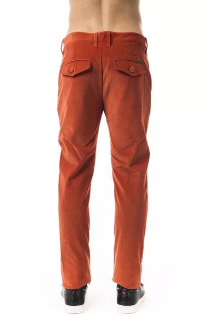 BYBLOS - Elegant Orange Regular Fit Trousers