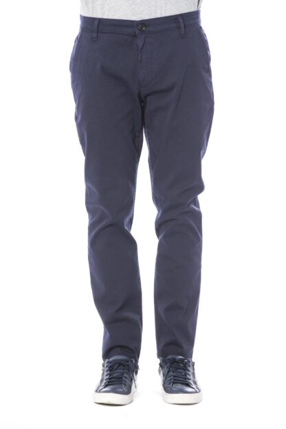 Verri - Elegant Blue Chino Trousers