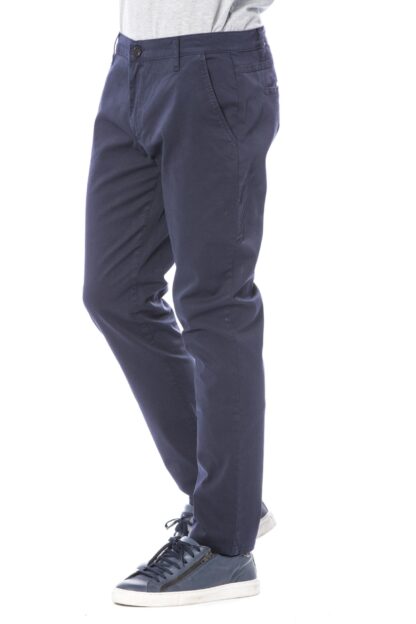 Verri - Elegant Blue Chino Trousers