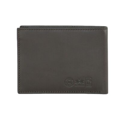 La Martina - Elegant Dark Brown Leather Wallet