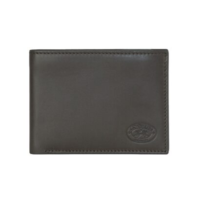 La Martina - Elegant Dark Brown Leather Wallet