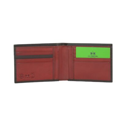 La Martina - Elegant Dark Brown Calfskin Wallet