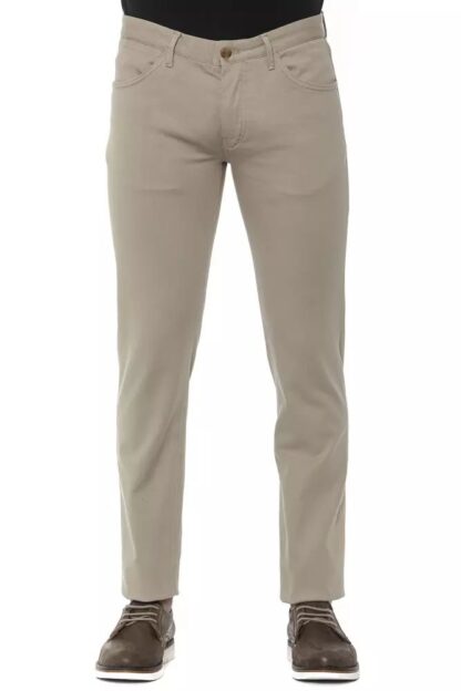 PT Torino - Beige Super Slim 5-Pocket Men's Trousers