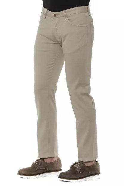 PT Torino - Beige Super Slim 5-Pocket Men's Trousers