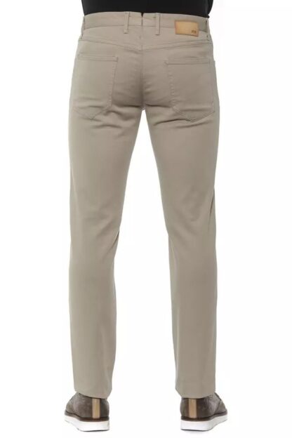 PT Torino - Beige Super Slim 5-Pocket Men's Trousers