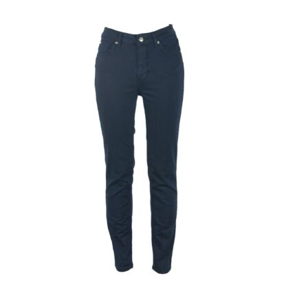 Silvian Heach - High-Waist Slim Fit Dark Navy Jeans