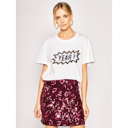 Silvian Heach - Elegant White Felo Tee for Chic Style