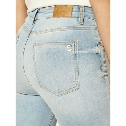 Silvian Heach - High-Waist Slim Light Blue Jeans