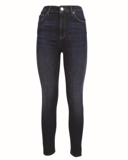 Silvian Heach - Elevated Dark Blue High-Waist Jeans