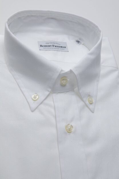 Robert Friedman - Elegant White Button Down Shirt