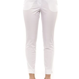 Peserico - Elegant Pink Stretch Slim Fit Trousers