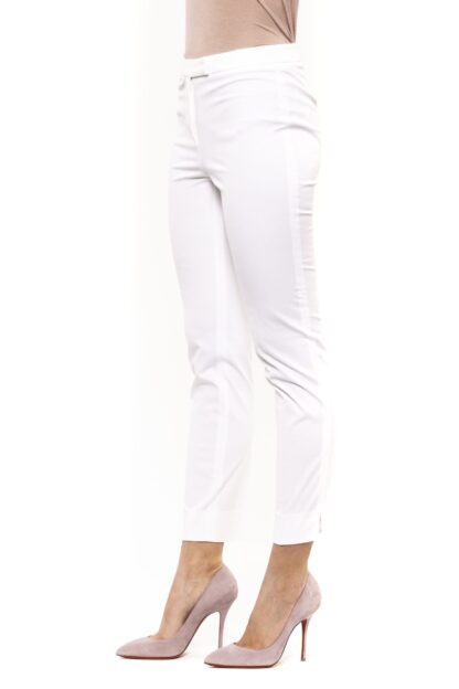 Peserico - Classic White Stretch Trousers