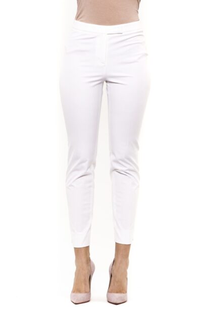 Peserico - Classic White Stretch Trousers