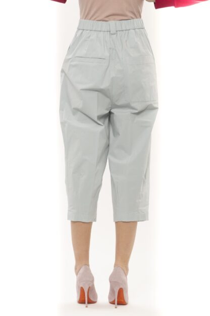 Peserico - Elegant High-Waisted Soft Pants in Green