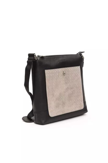 Billionaire Italian Couture - Italian Couture Black Leather Messenger Bag