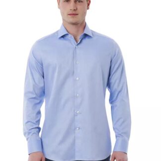 Robert Friedman - Elegant Medium Slim Collar White Shirt