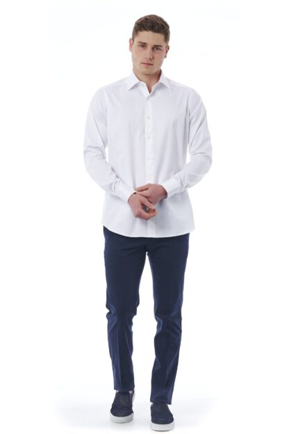 Bagutta - Elegant White Italian Collar Shirt