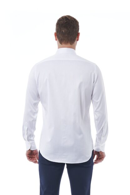 Bagutta - Elegant White Italian Collar Shirt